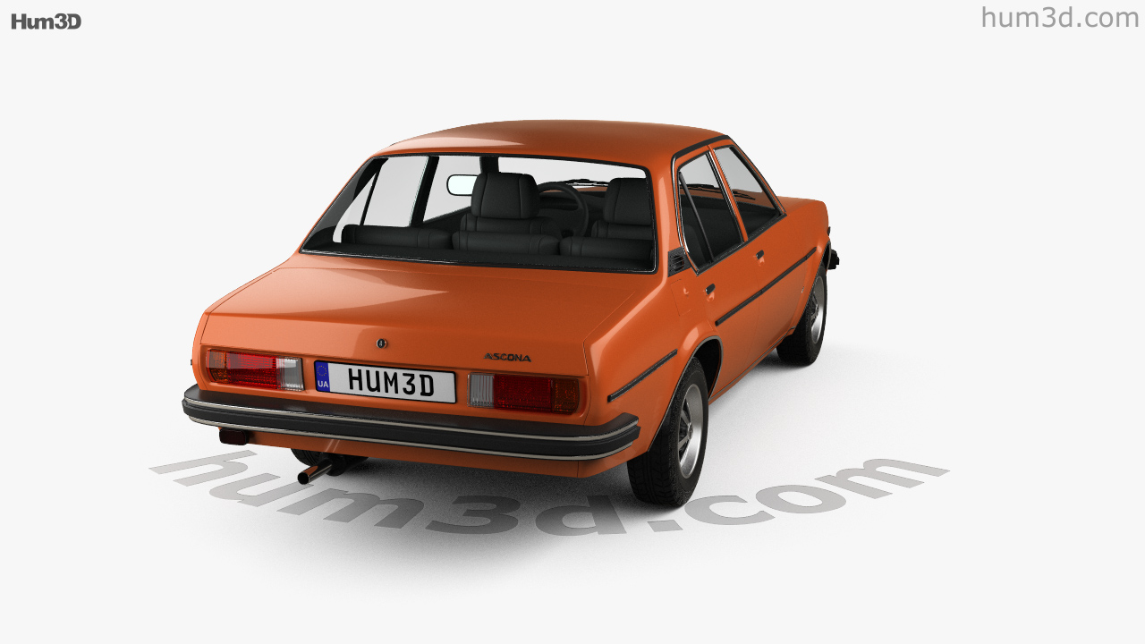 360 View Of Opel Ascona Berlina 1975 3d Model Hum3d Store