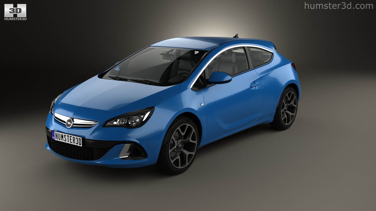 360 View Of Opel Astra J Opc 11 3d Model Hum3d Store