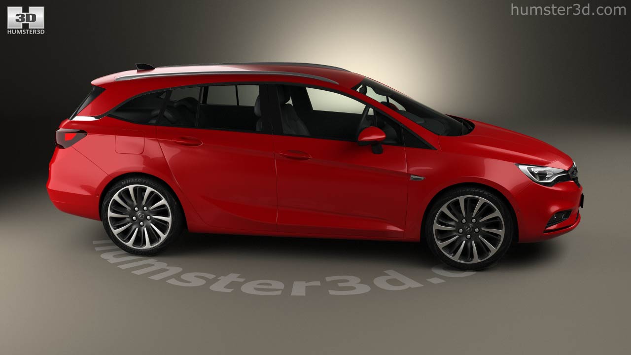 360 View Of Opel Astra K Sports Tourer 16 3d Model Hum3d Store
