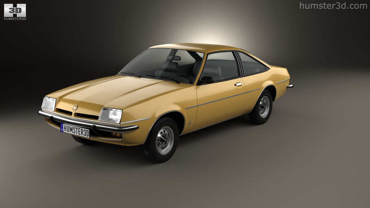 360 View Of Opel Manta (B) 1975 3D Model - Hum3D Store