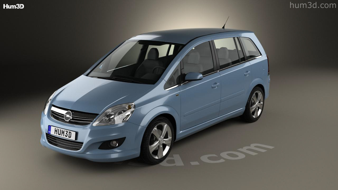 360 View Of Opel Zafira B 09 3d Model Hum3d Store