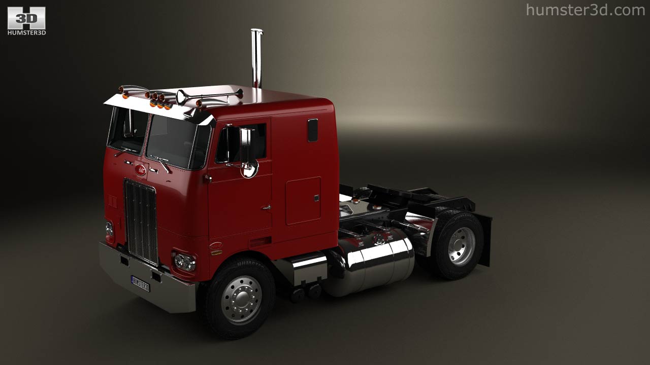 360 view of Peterbilt 262 Tractor Truck 1978 3D model - Hum3D store