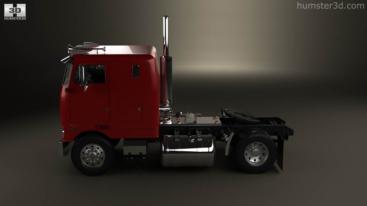 360 view of Peterbilt 262 Tractor Truck 1978 3D model - Hum3D store