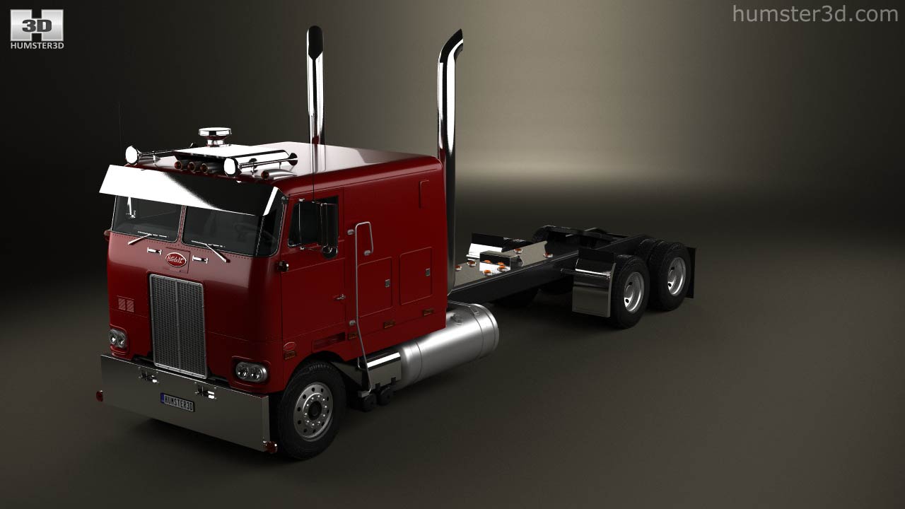 360 view of Peterbilt 352 Tractor Truck 1969 3D model - Hum3D store