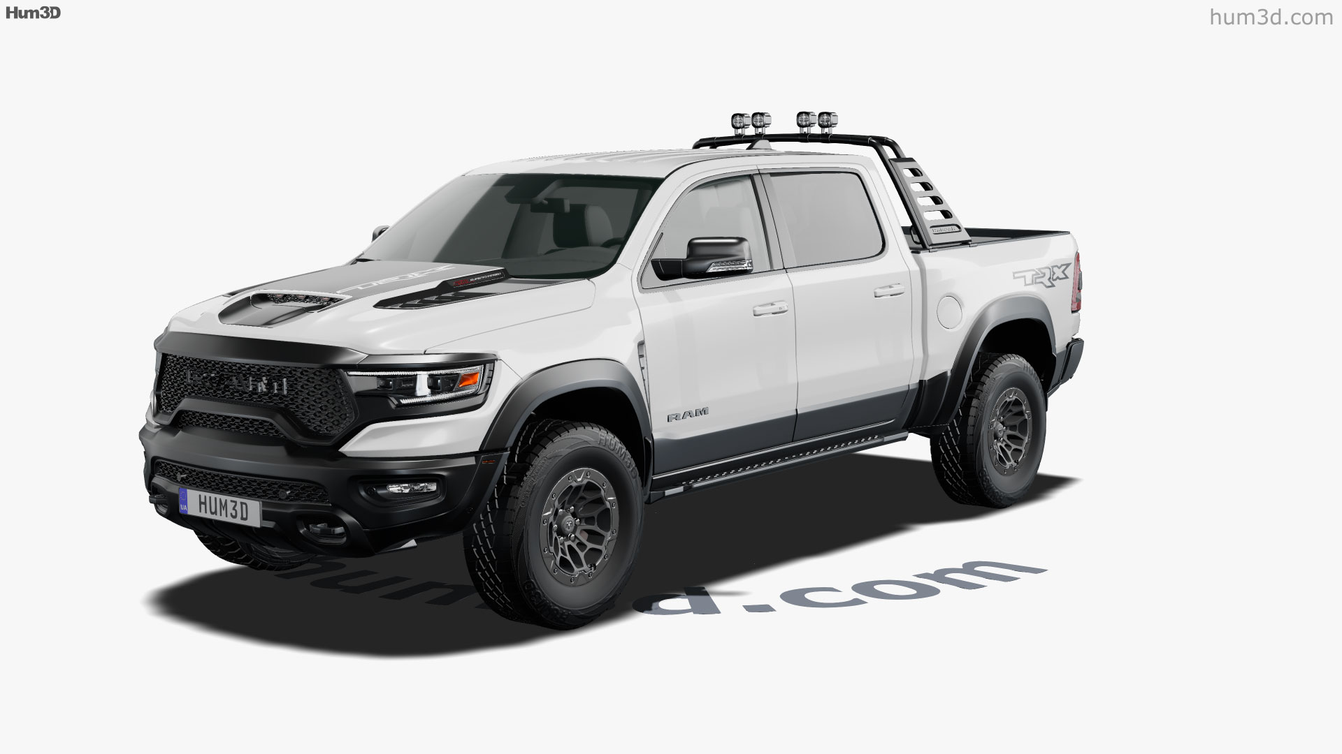 360 view of Ram 1500 Crew Cab TRX Mopar Performance Parts 2020 3D model