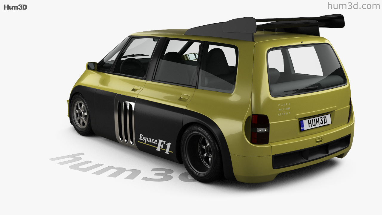 360 View Of Renault Espace F1 1994 3d Model Hum3d Store