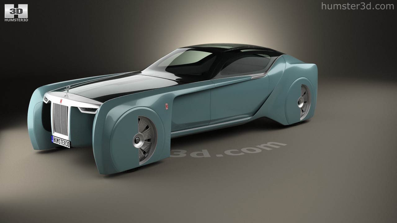360 view of Rolls-Royce 103EX Vision Next 100 2016 3D model - Hum3D store