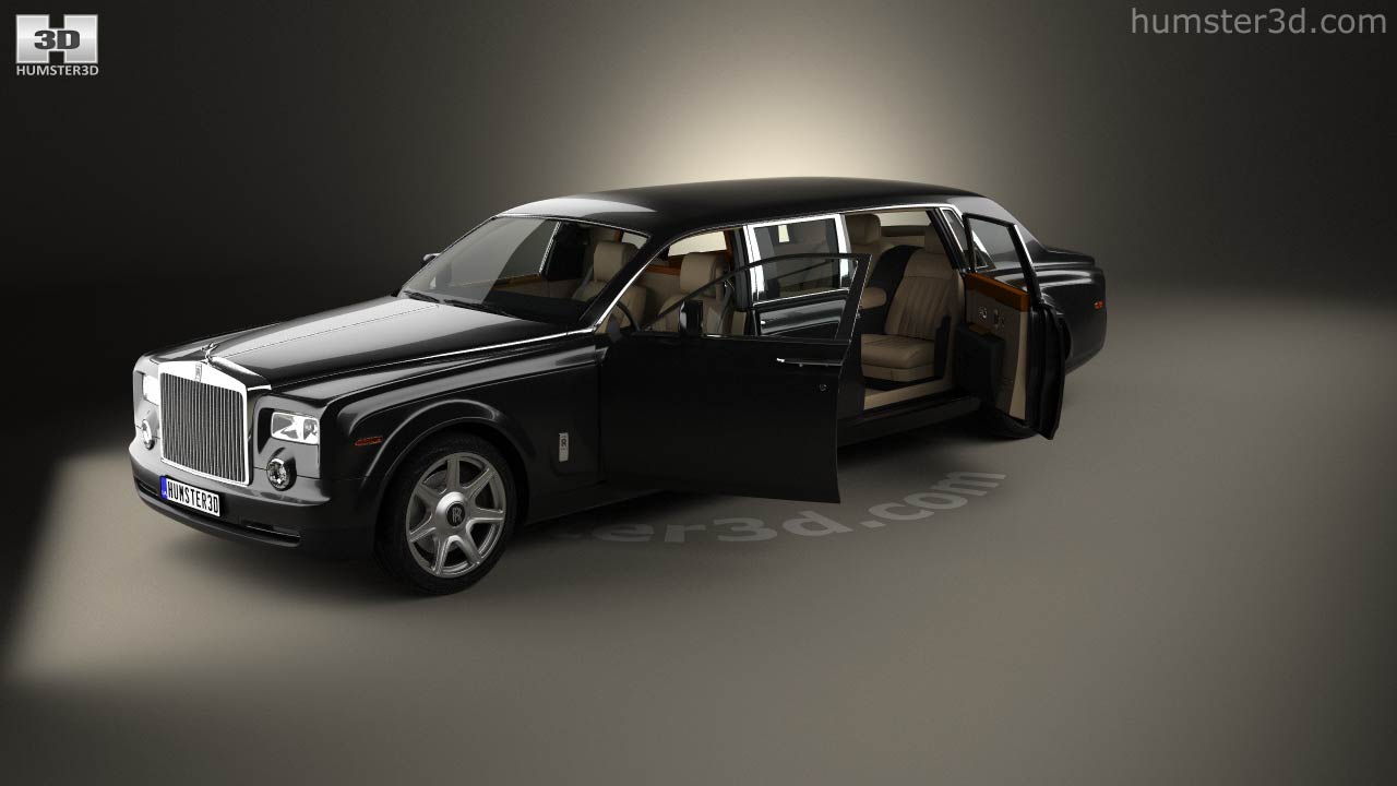 360 view of Rolls-Royce Phantom Mutec with HQ interior 2012 3D model ...
