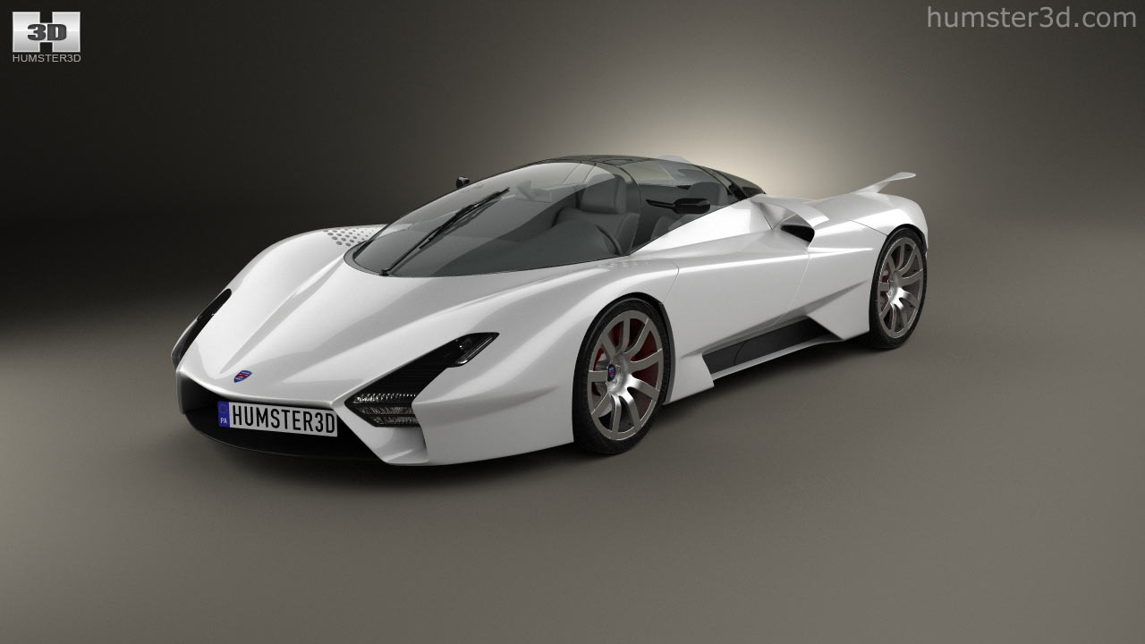 360 view of SSC Tuatara 2014 3D model - Hum3D store