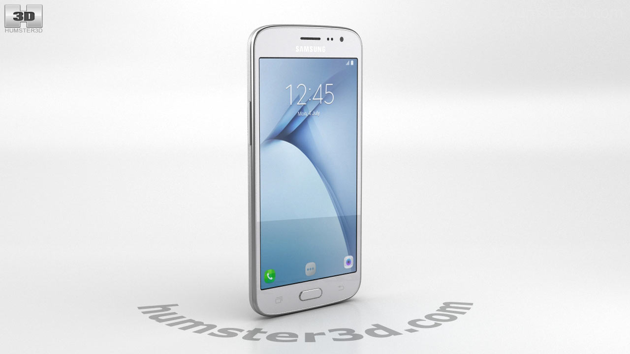 360 View Of Samsung Galaxy J2 16 Silver 3d Model Hum3d Store