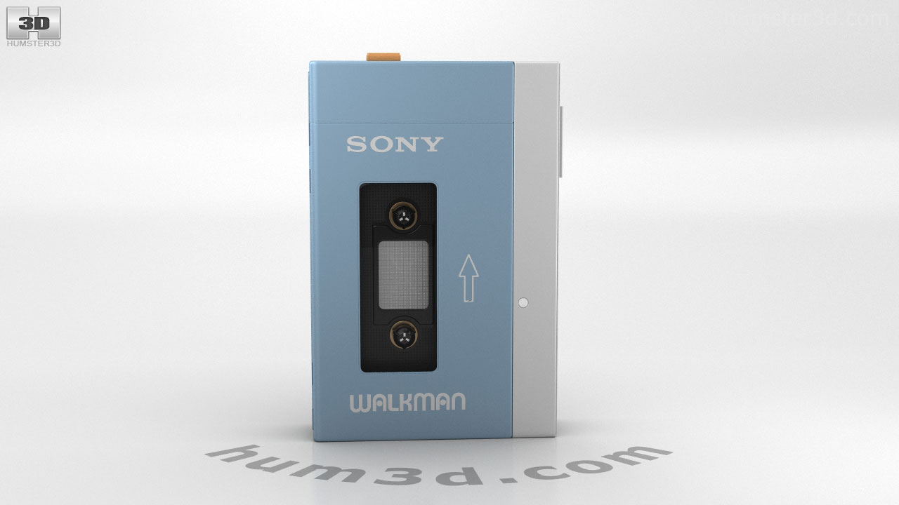 360 view of Sony Walkman TPSL2 3D model Hum3D store