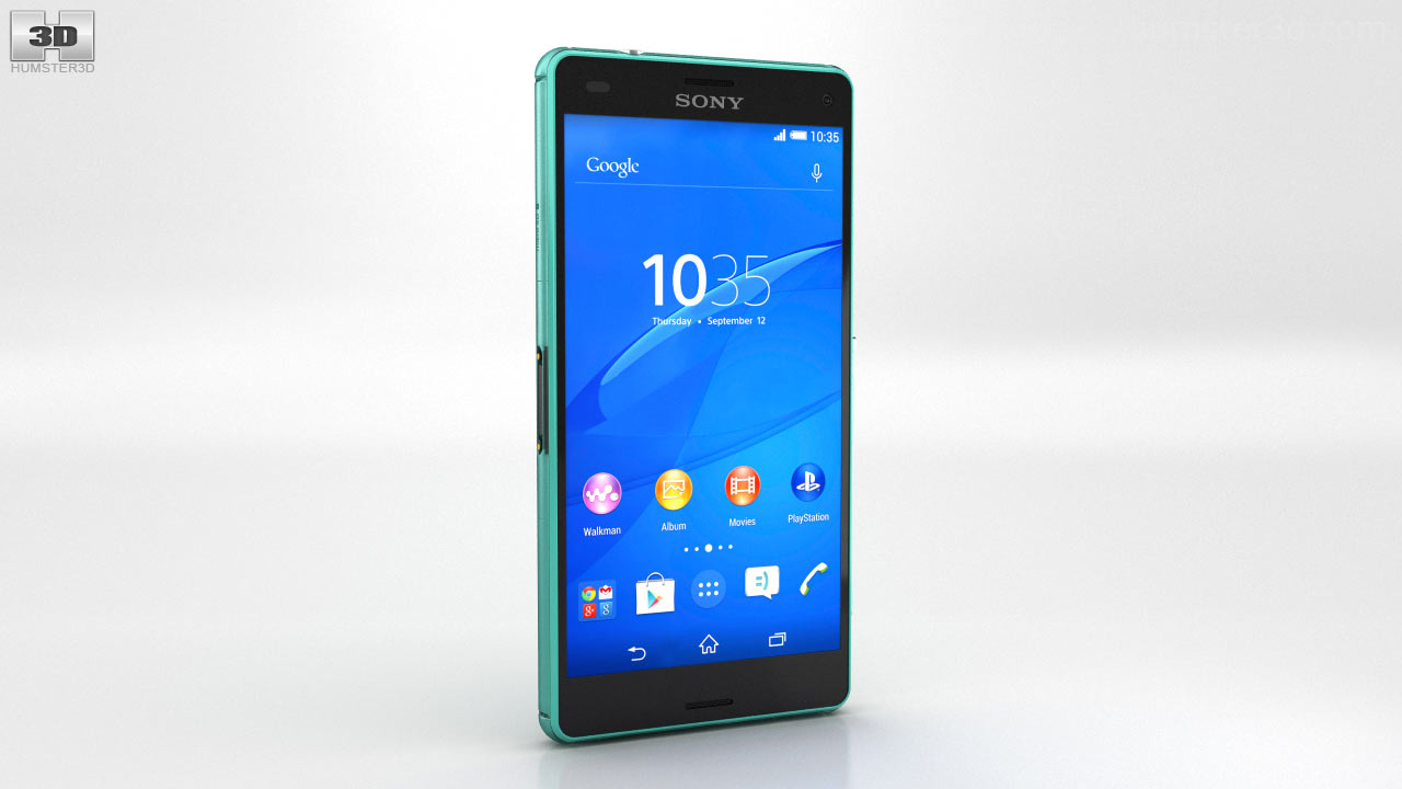 360 view Sony Xperia Z3 Compact 3D model - Hum3D store