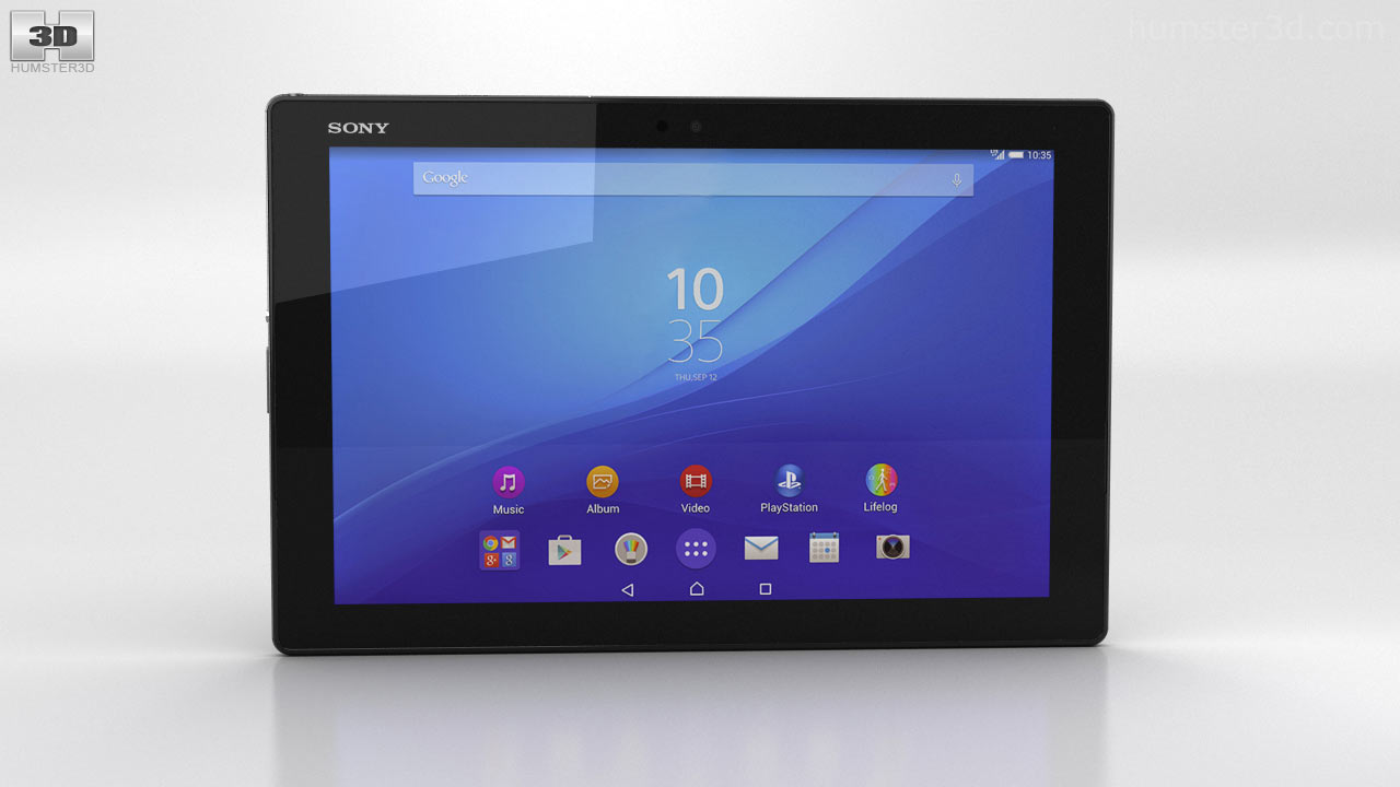 360 View Of Sony Xperia Z4 Tablet Lte Black 3d Model Hum3d Store 360 View Of Sony Xperia Z4 Tablet Lte Black 3d Model Hum3d Store