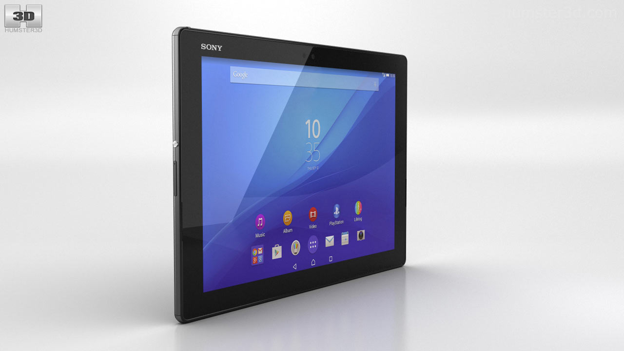 360 View Of Sony Xperia Z4 Tablet Lte Black 3d Model Hum3d Store 360 View Of Sony Xperia Z4 Tablet Lte Black 3d Model Hum3d Store