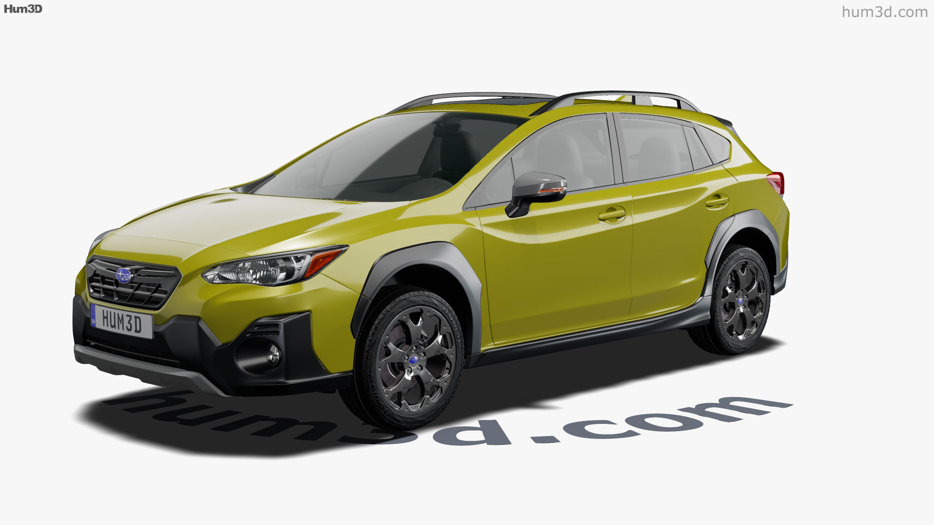360 View Of Subaru Crosstrek Sport 21 3d Model Hum3d Store