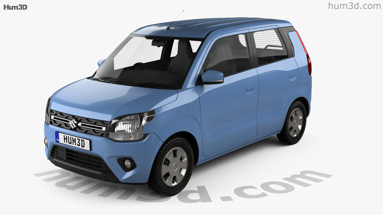 360 view of Suzuki Maruti Wagon R 2019 3D model - Hum3D store