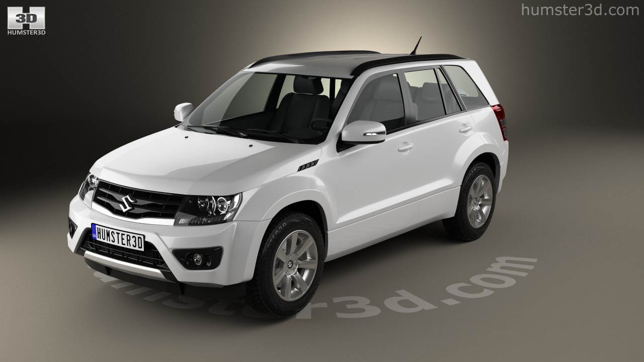 360 view of Suzuki Grand Vitara 5-door 2014 3D model - Hum3D store