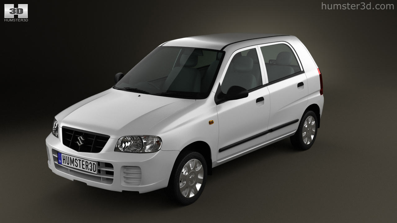360 view of Suzuki Maruti Alto 2015 3D model Hum3D store