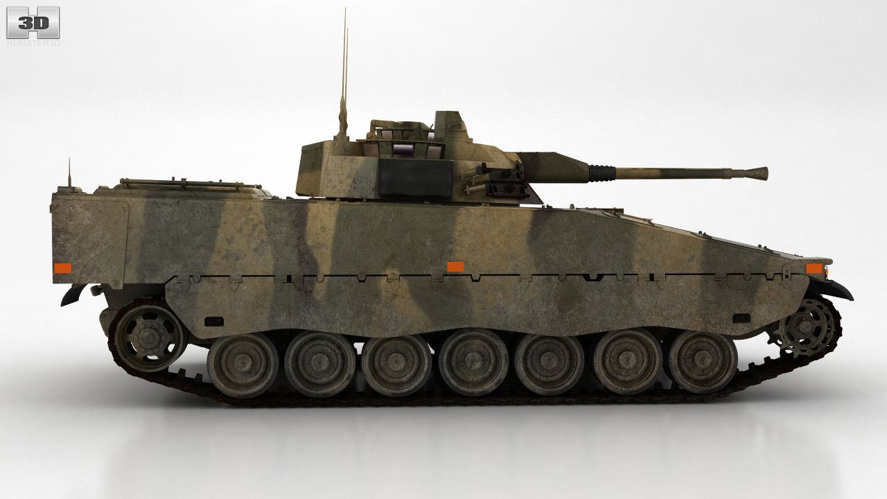 360度查看 CV90裝甲戰鬥車 3D模型 - Hum3D商店