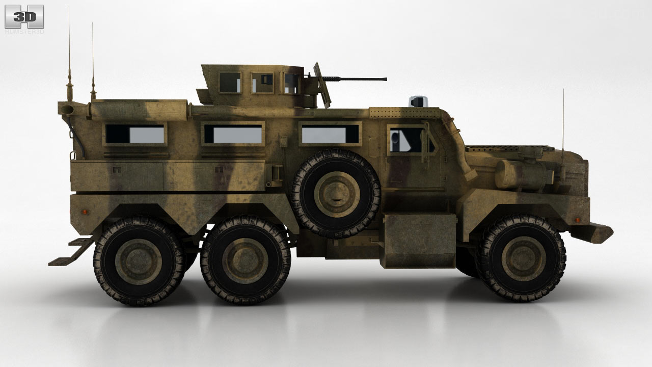 360 view of Cougar HE Infantry Mobility Vehicle 3D model - Hum3D store