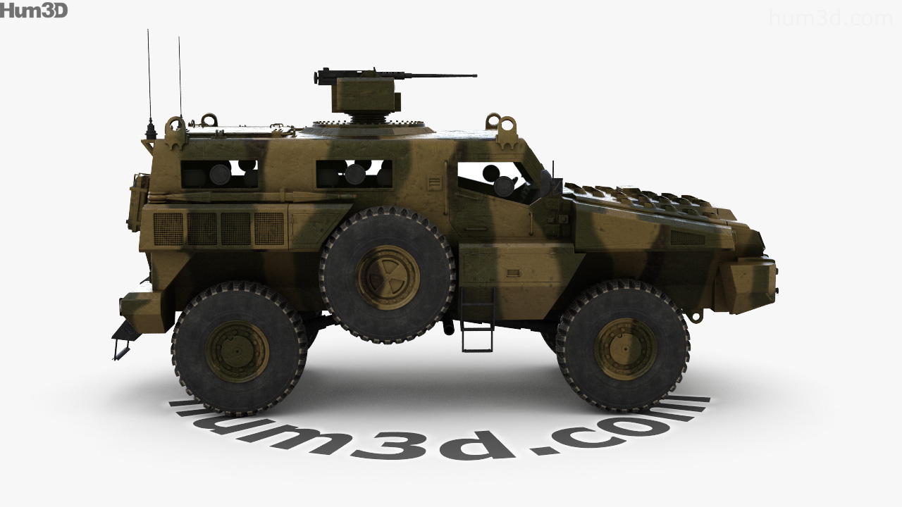 360 View Of Marauder Armoured Personnel Carrier 3d Model Hum3d Store