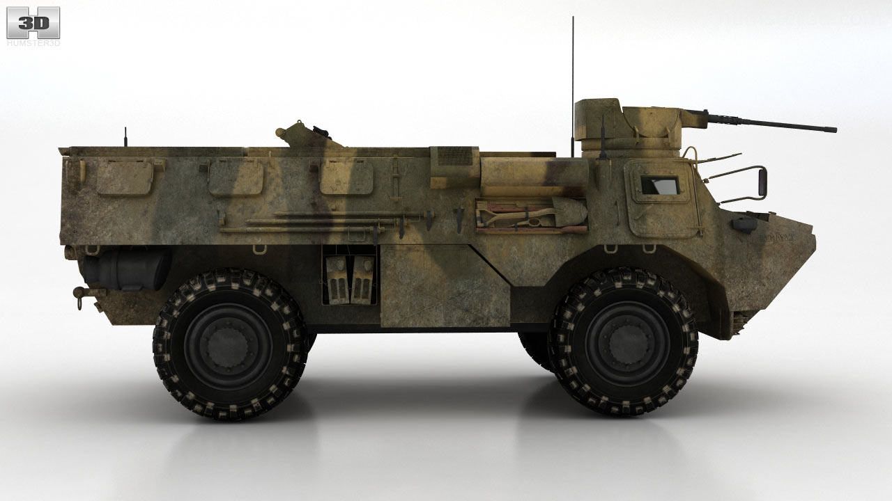 360 view of VAB Armoured Personnel Carrier 3D model - Hum3D store