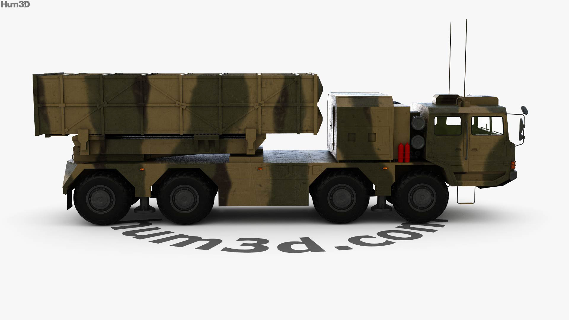 360 view of Weishi WS-2 Guided MLRS 3D model - Hum3D store