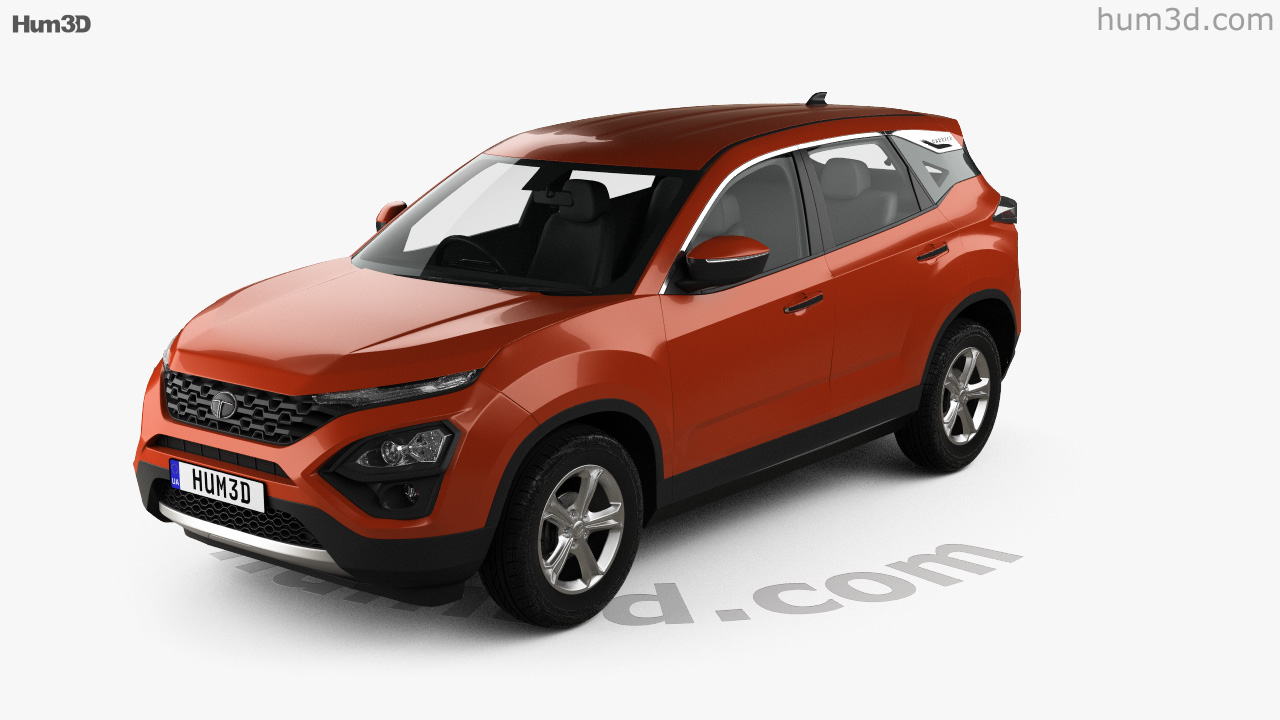 360 view of Tata Harrier 2021 3D model Hum3D store