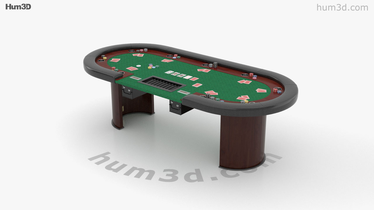 Pool table 3d model