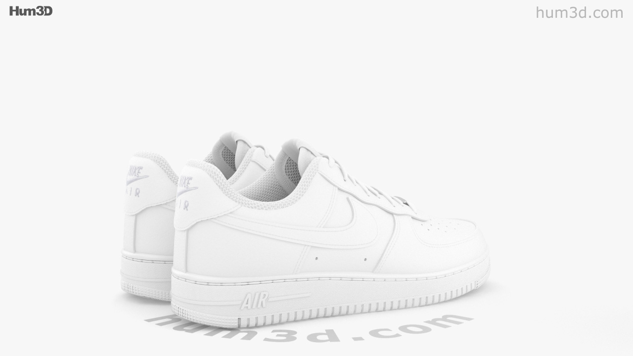 360 view of Nike Air Force 1 3D model 