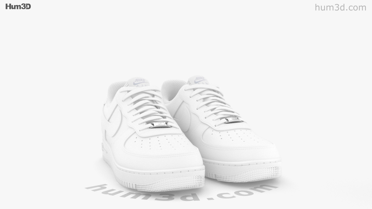 360 View Of Nike Air Force 1 3D Model - Hum3D Store