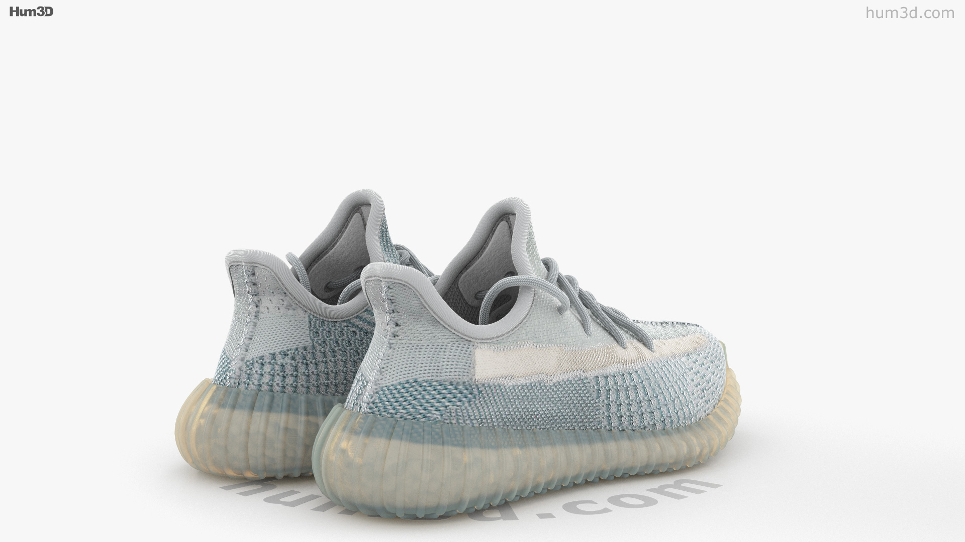 360 view of Adidas Yeezy Boost 350 3D 
