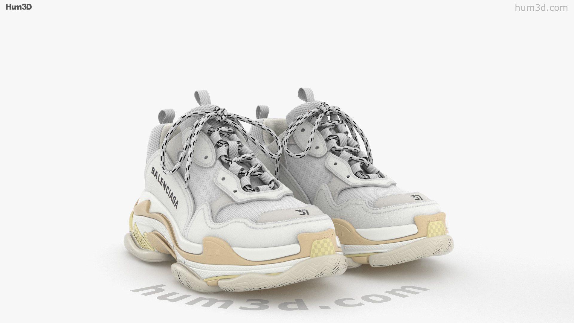 balenciaga triple s 360 view