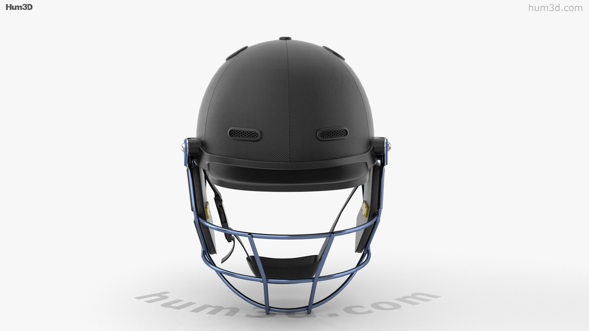 360 view of Cricket Helmet 3D model Hum3D store