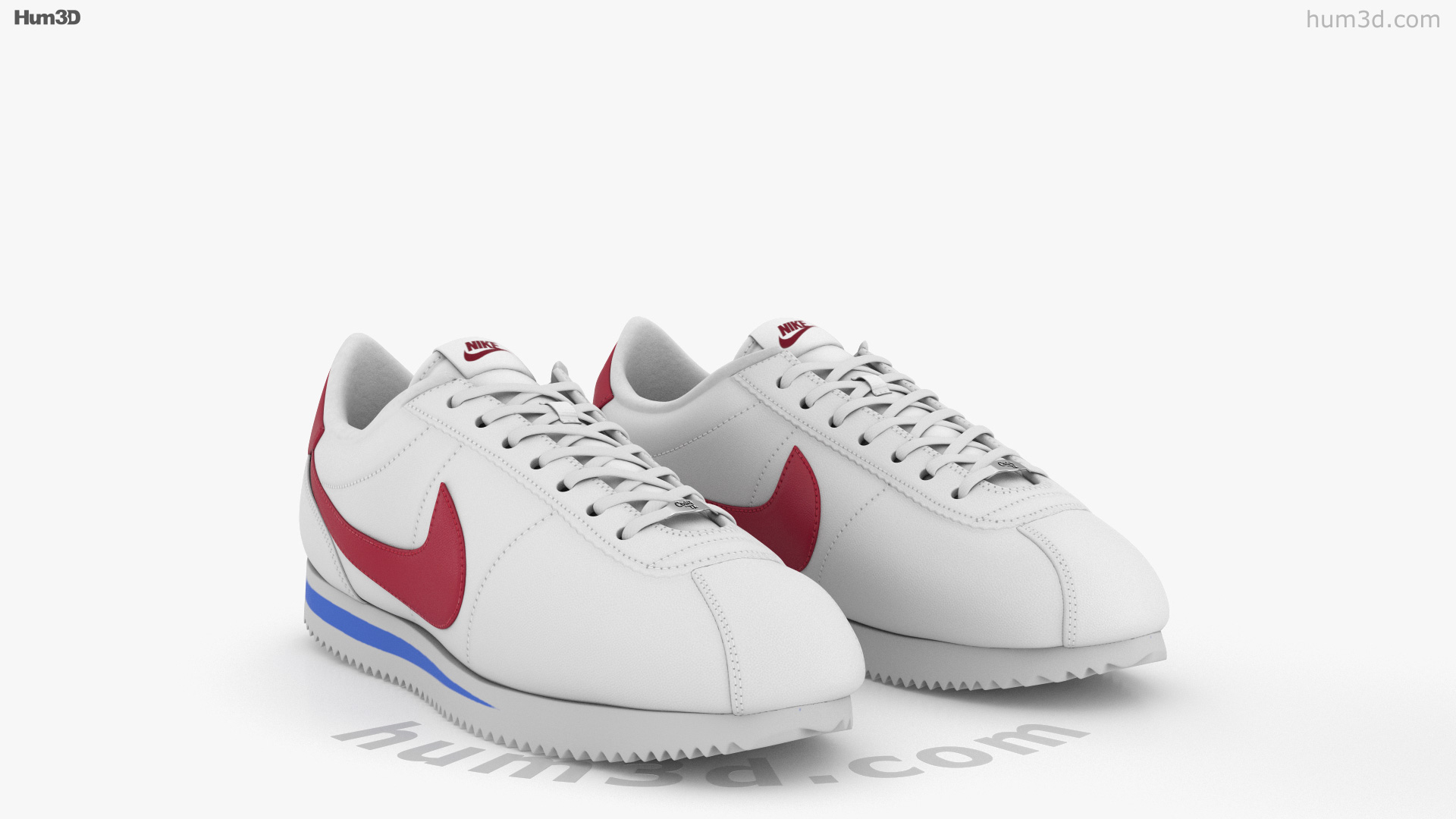 360 view of Nike Cortez 3D model 