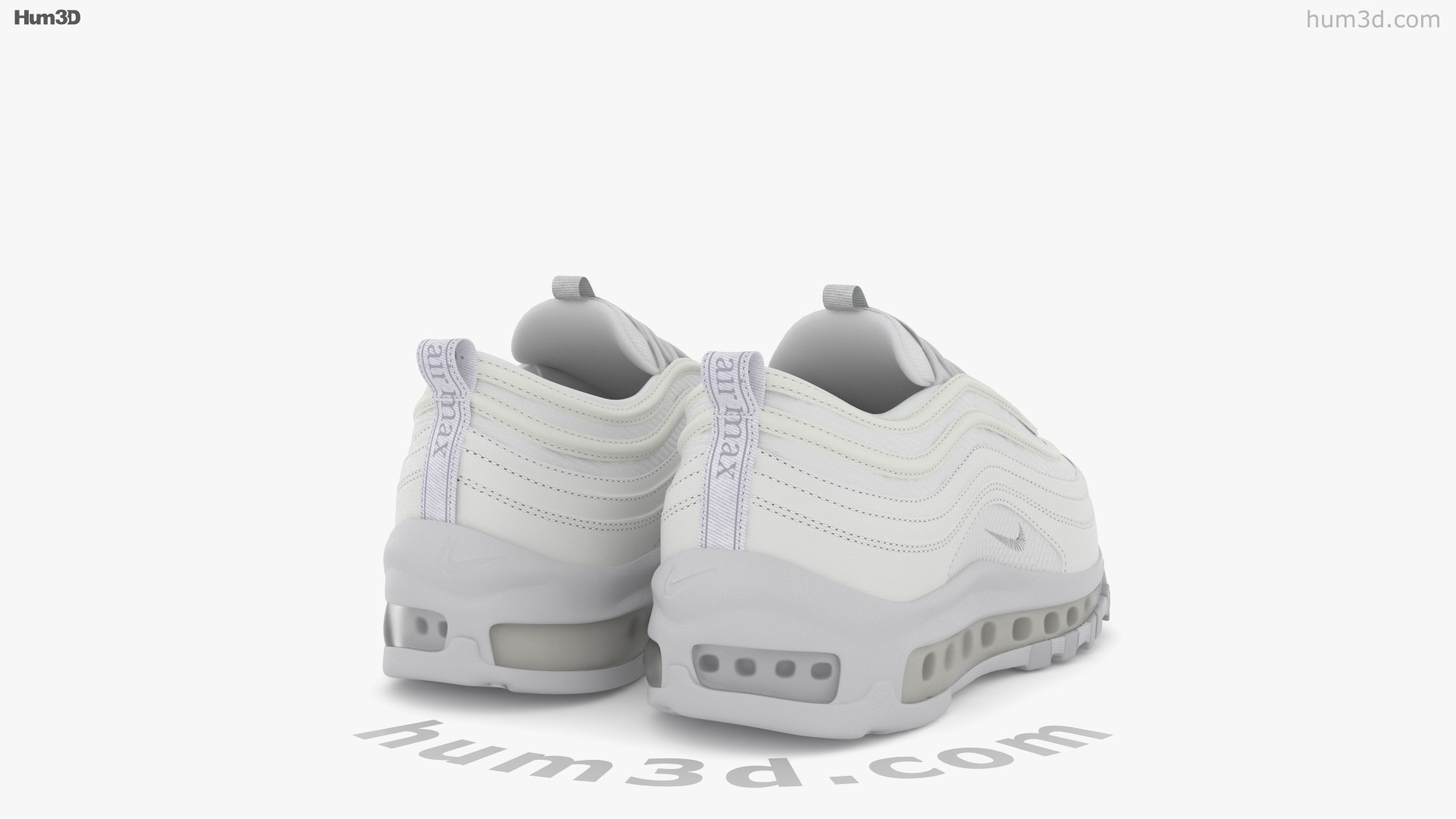 360 view of Nike Air Max 97 3D model - Hum3D store