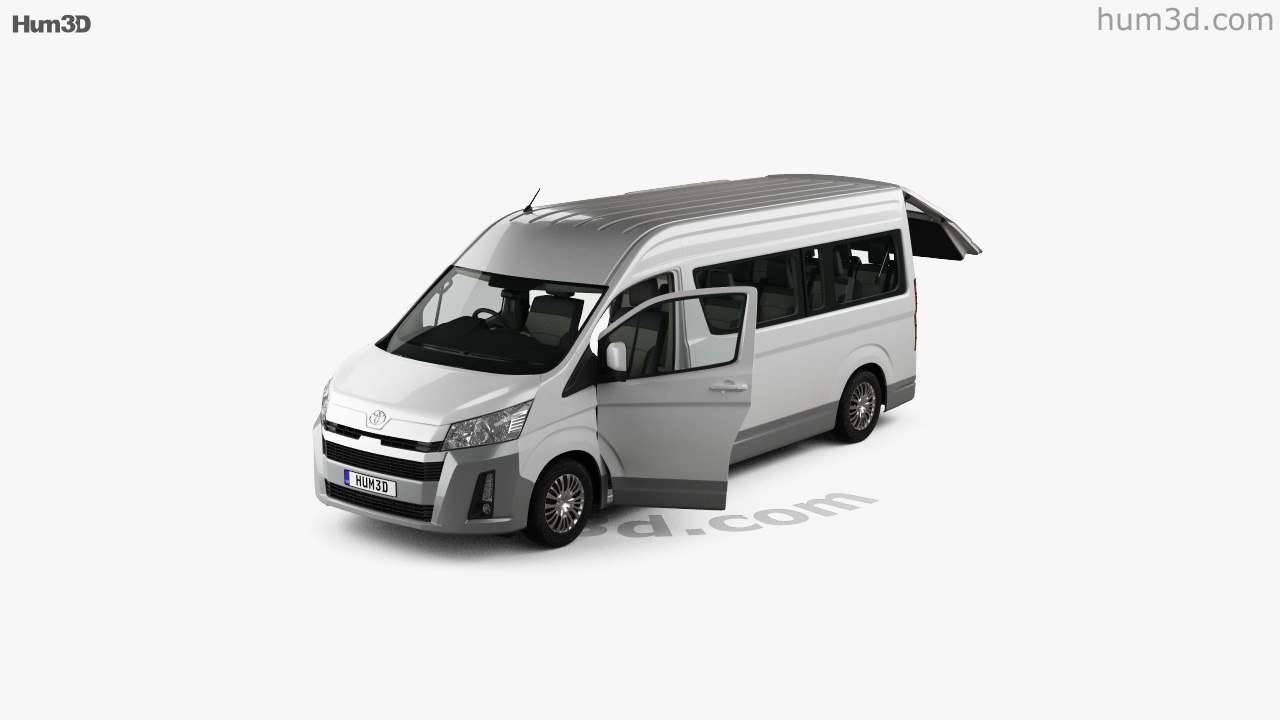 360 view of Toyota Hiace Passenger Van L2H2 GL with HQ ...