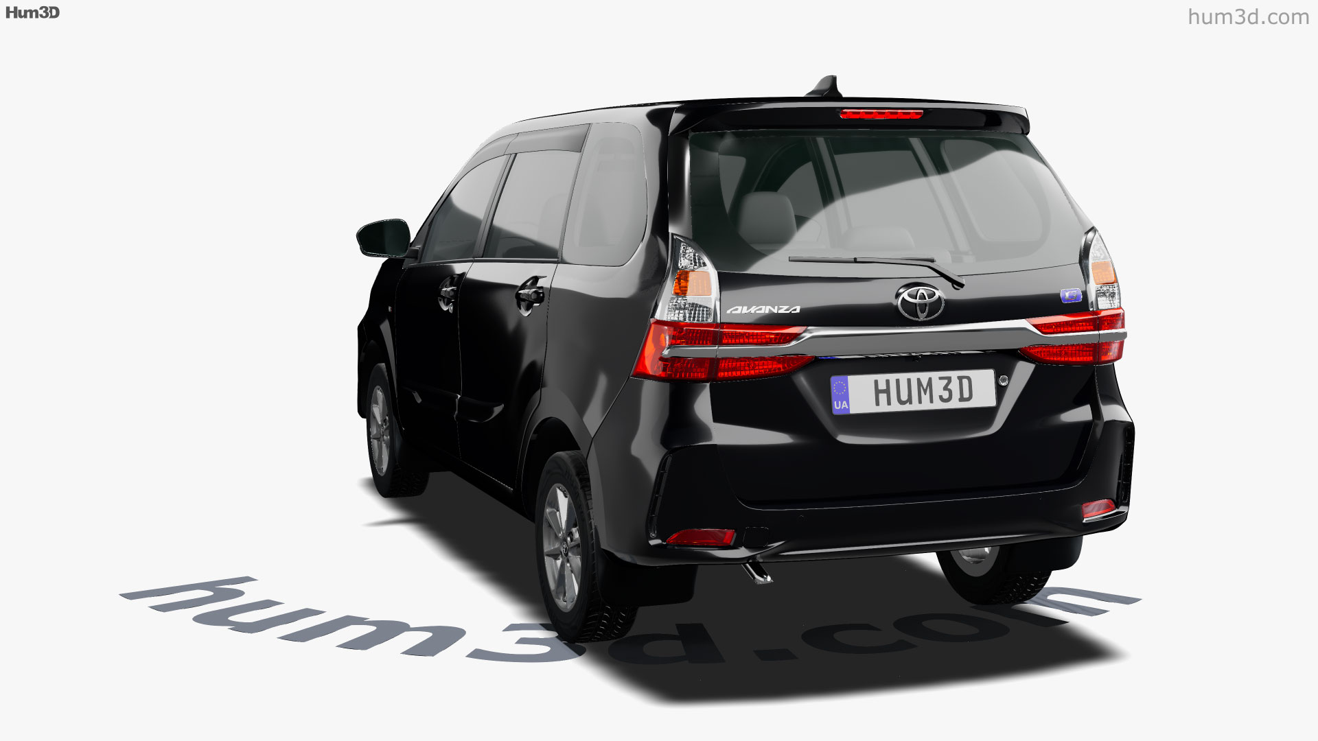 360 view of Toyota Avanza G 2022 3D model - Hum3D store