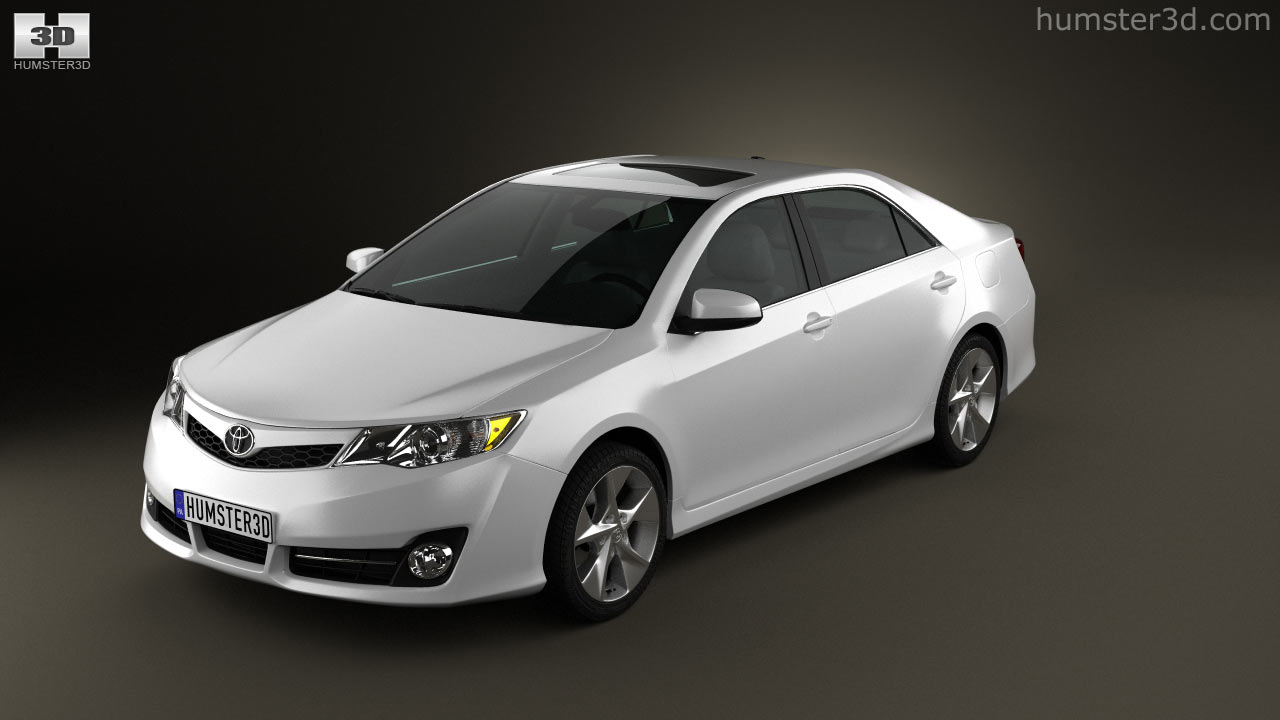 360 view of Toyota Camry US SE 2015 3D model - Hum3D store