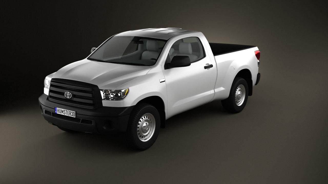 360 view of Toyota Tundra Regular Cab 2014 3D model - Hum3D store