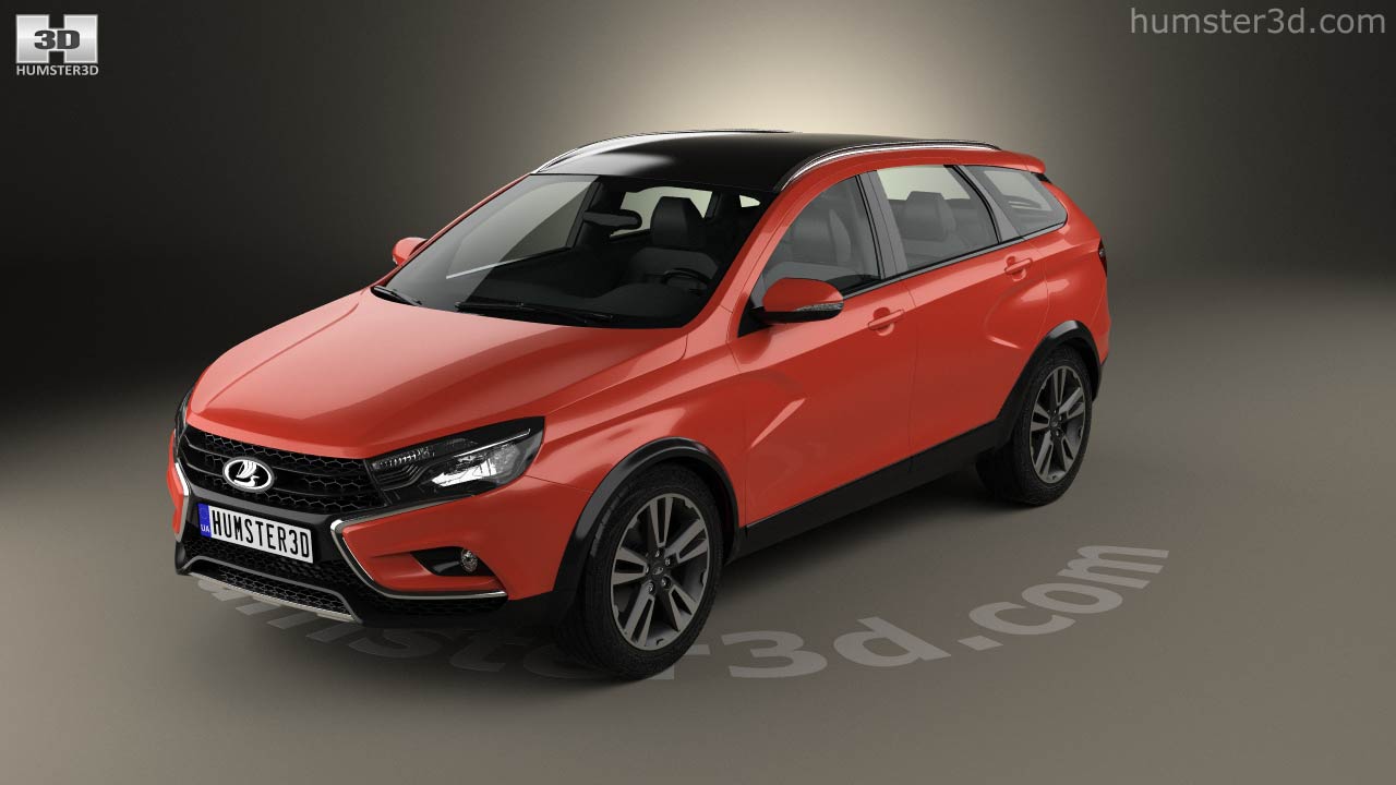 Lada vesta 3d model