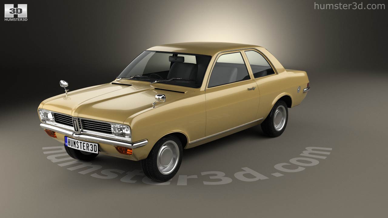 360 View Of Vauxhall Viva 1970 3D Model Hum3D Store