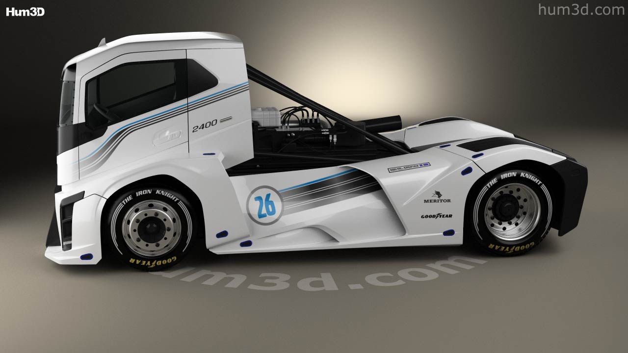 360 view of Volvo The Iron Knight Truck 2017 3D model Hum3D store