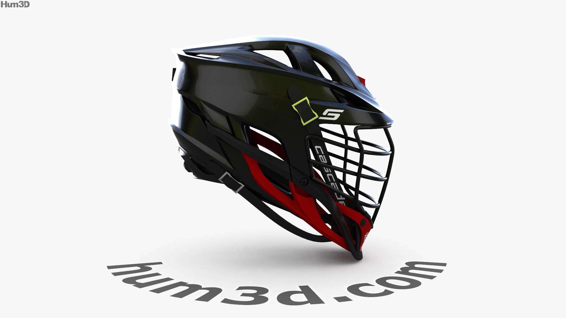 360 view of Cascade S Lacrosse Helmet 2021 3D model Hum3D store