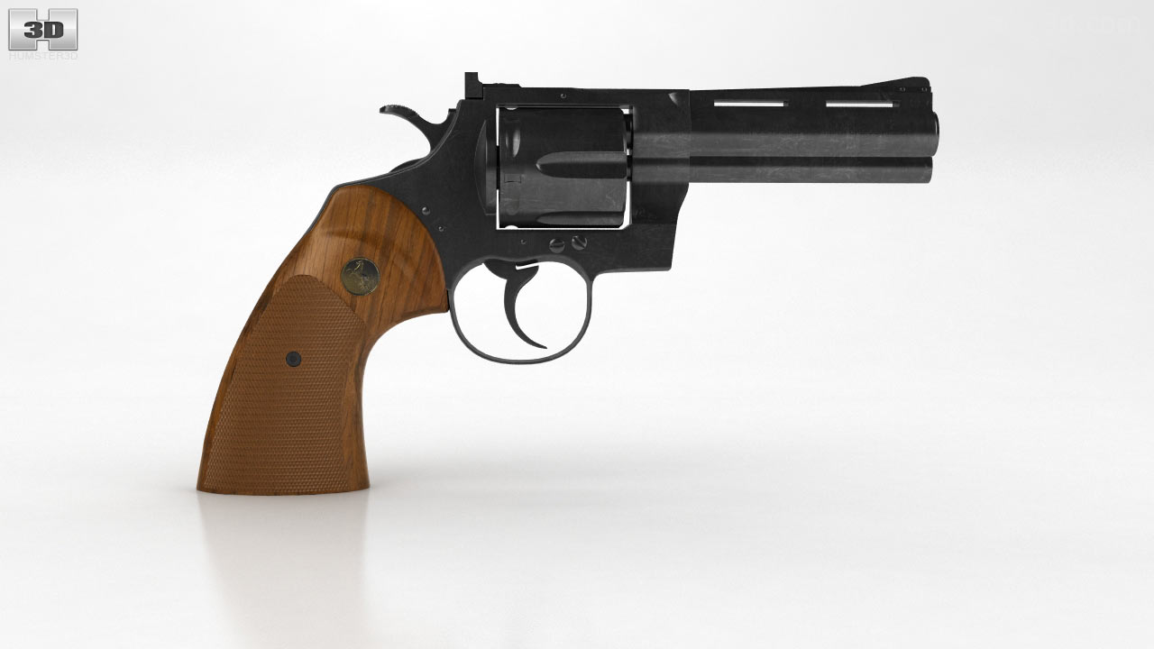 360 view of Colt Python 3D model - Hum3D store