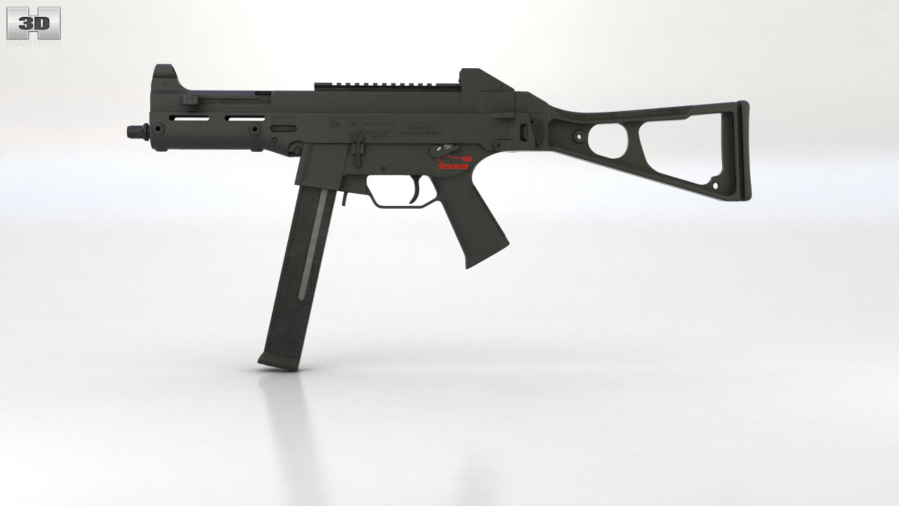 360 view of Heckler & Koch UMP 3D model - Hum3D store