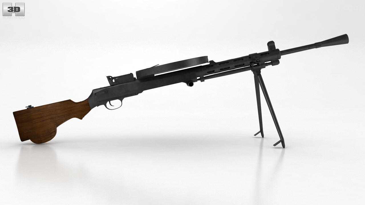 360 view of DP-27 3D model - Hum3D store