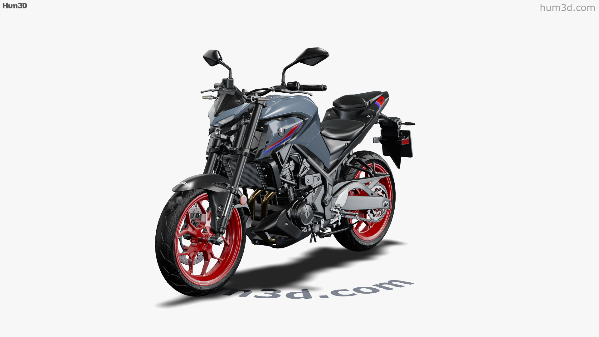 Yamaha MT 03 2021 3D 360 Hum3D yamaha-mt-03-2021-3d-360-hum3d